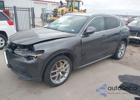 2021 Alfa Romeo Stelvio Ti Awd z USA, uszkodzony, nr VIN ZASPAKBN4M7D18739
